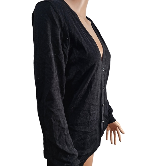 Gianni Versace Medusa Button Wool Cardigan Sweater black - Picture 8 of 9